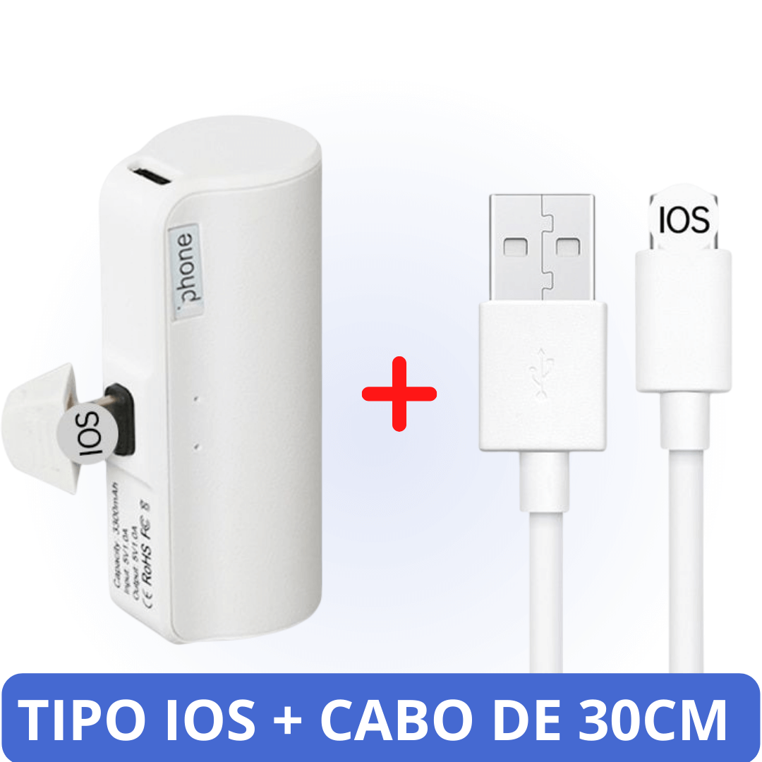 Ultra Carregador Portátil + CABO DE BRINDE - ChargePro