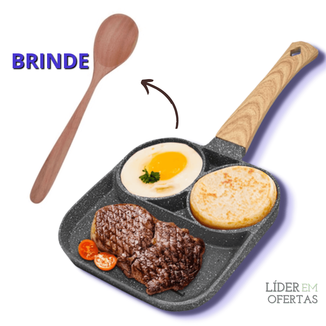 Frigideira 3 em 1 + Colher de BRINDE! Friglow™