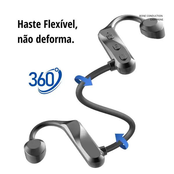 Fone de Ouvido de Condução Óssea + COMPRE 1 LEVE 2- SoundUltra™