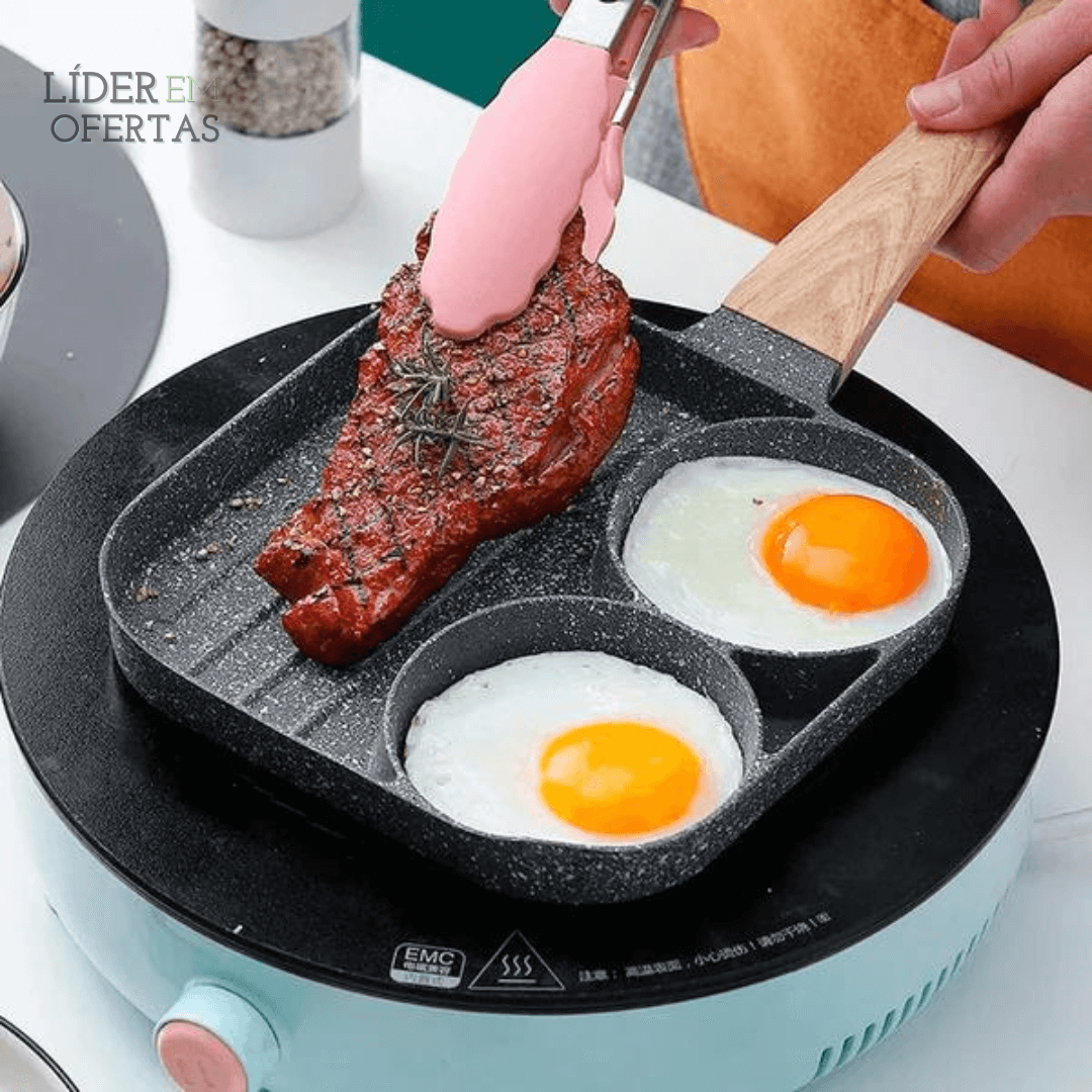 Frigideira 3 em 1 + Colher de BRINDE! - Friglow™