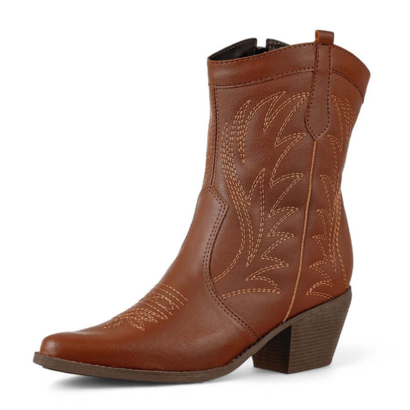 Bota Feminina Texana Marrom Yasmin