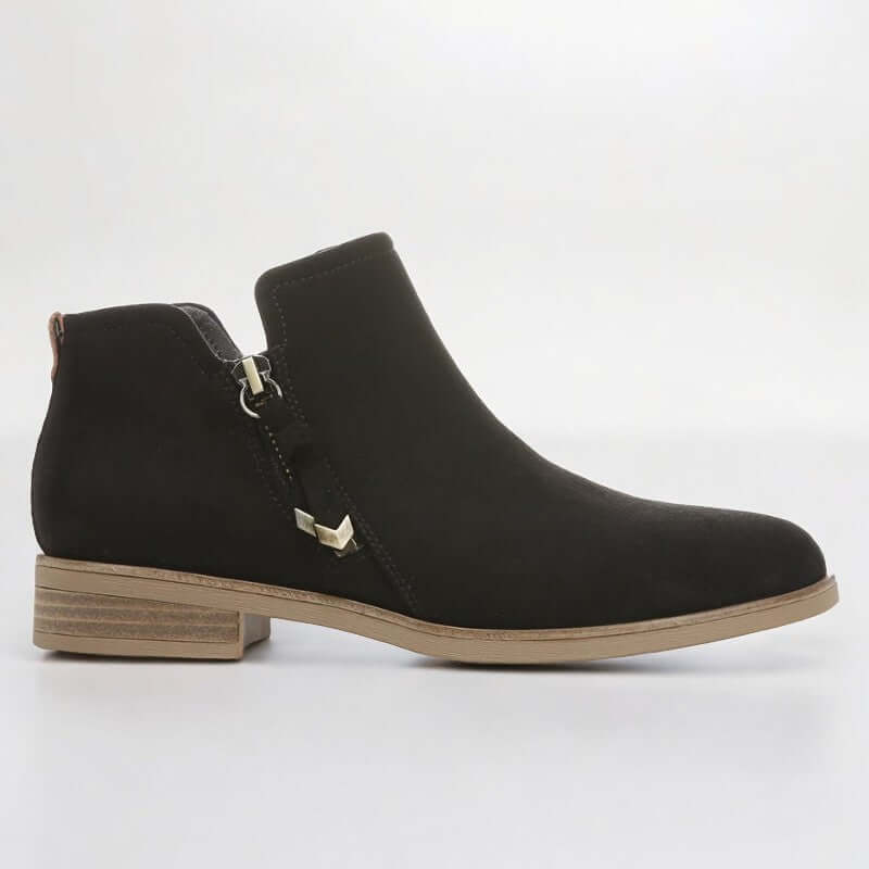 Bota Feminina Camurça Preto Millena