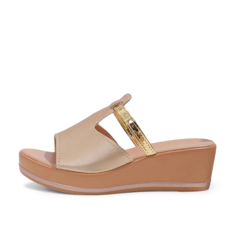 Sandália Feminina Dourado Magali