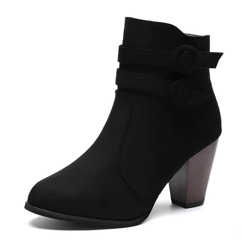 Bota Feminina Camurça Preto Luiza