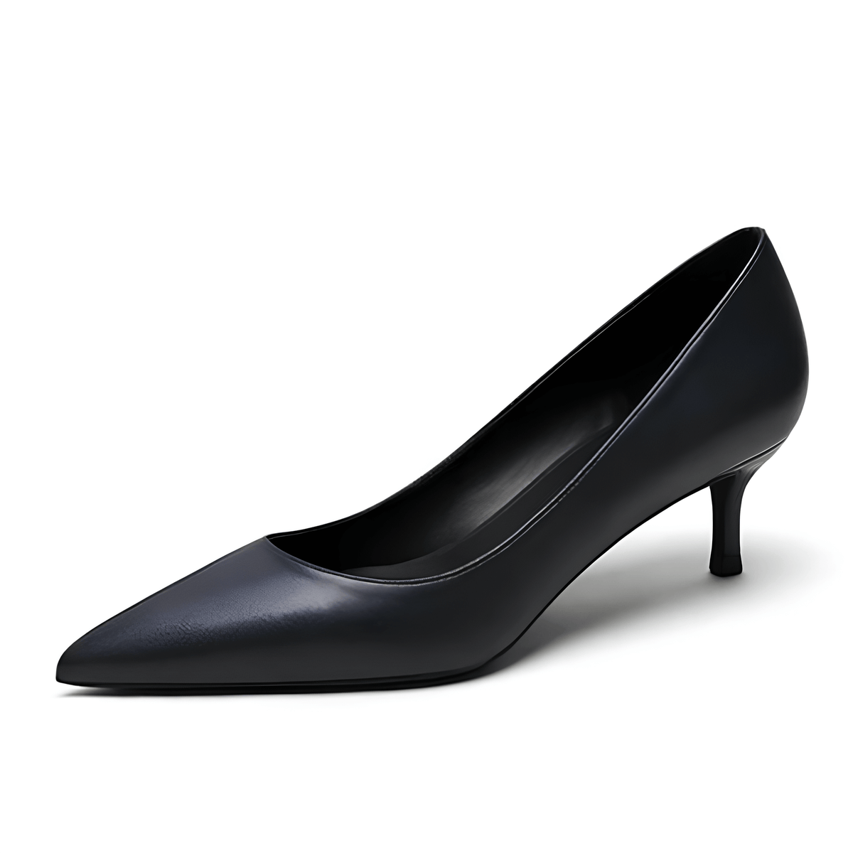 Scarpin Azul Escuro Fosco Salto 5cm Matte