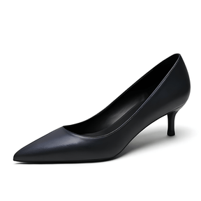 Scarpin Azul Escuro Fosco Salto 5cm Matte