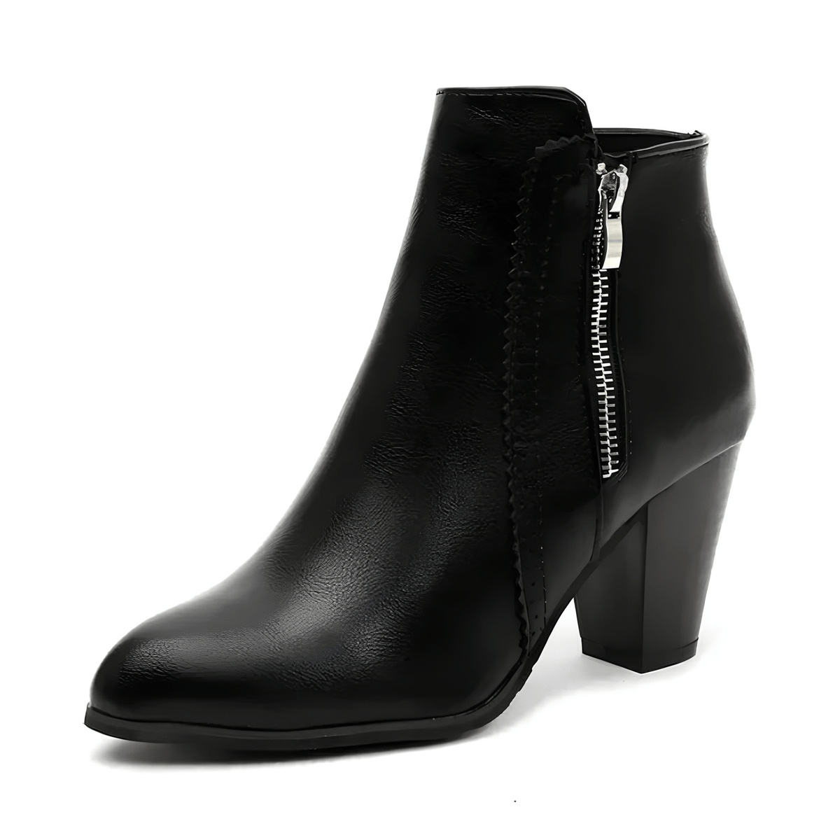 Bota Feminina Cano Curto Couro Thaís