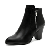 Bota Feminina Cano Curto Couro Thaís