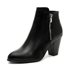 Bota Feminina Cano Curto Couro Thaís