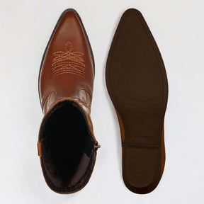 Bota Feminina Texana Marrom Yasmin