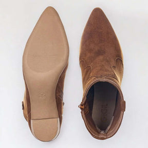 Bota Feminina Salto Alto Marrom Estela