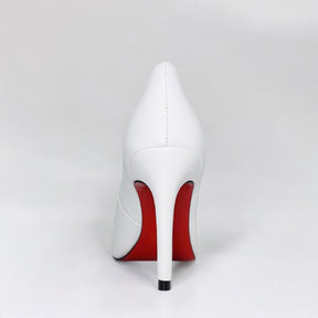 Scarpin Feminino Branco Salto 10 cm Emma - Samoroski™