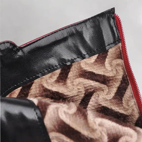 Bota Feminina Vermelho Croco Lívia