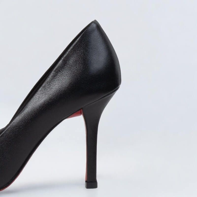 Scarpin Feminino Preto Fosco 10cm Harper