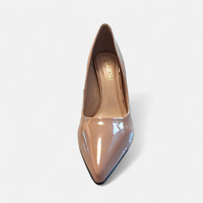 Scarpin Nude Verniz Salto 10 cm Sophia - Samoroski™