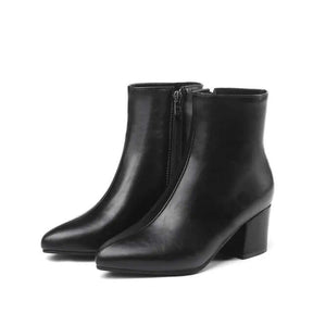 Bota Feminina de Couro Elis