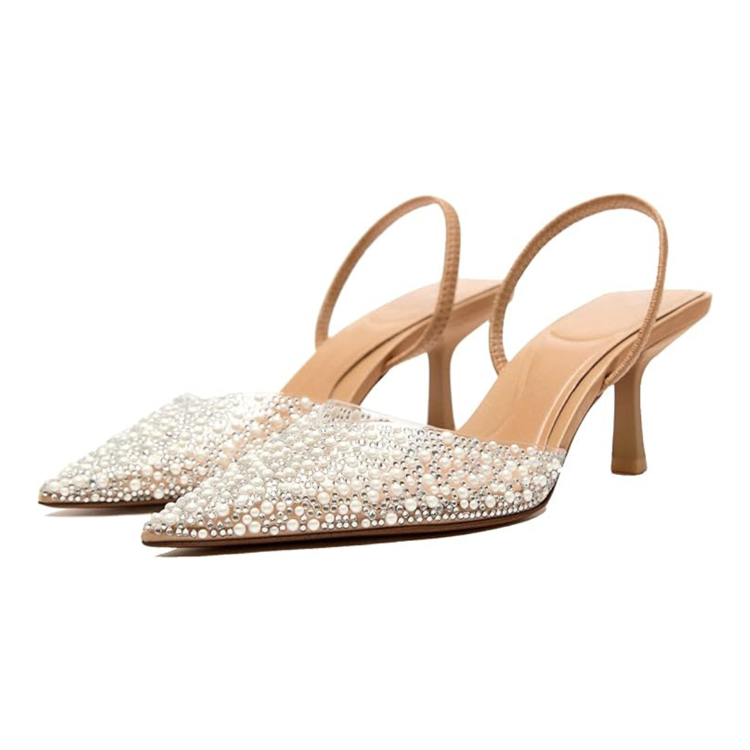 Scarpin de Salto Feminino Cystal