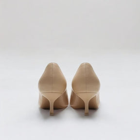 Scarpin Bege Fosco Salto 5cm Matte