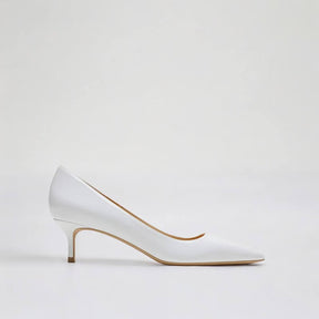 Scarpin Feminino White Brilhoso Salto 5cm