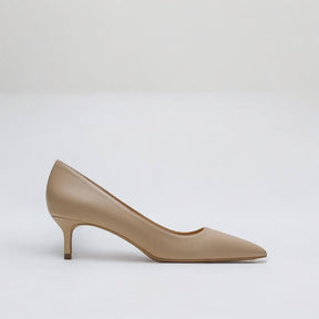 Scarpin Bege Fosco Salto 5cm Matte