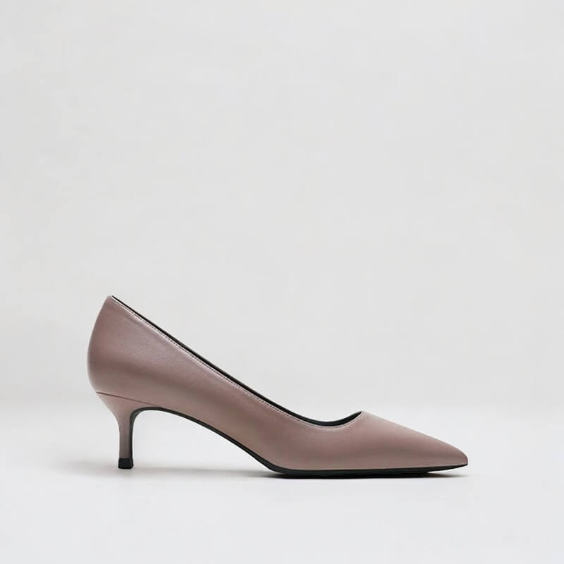 Scarpin Fosco Roxo Salto 5cm Matte