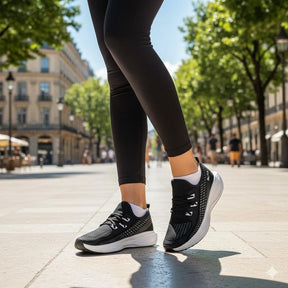 Tênis ALFA Running Feminino branco - rua cidade