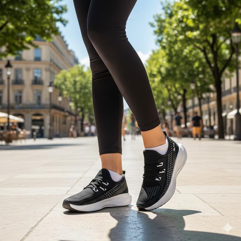 Tênis ALFA Running Feminino branco - rua cidade