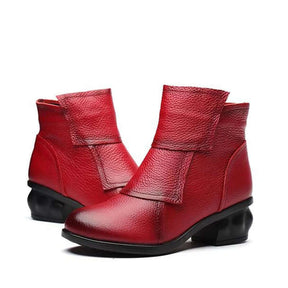 Bota Feminina de Couro Manuys
