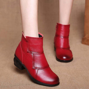Bota Feminina de Couro Manuys