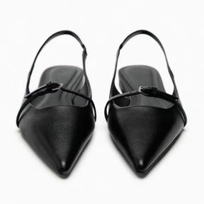 sapatilha slingback  slingback bico fino  slingback anacapri  sapatilha slingback santa lolla  sapatilha slingback preta  sapatilha slingback  sapatilha feminina slingback  sapatilha bico fino slingback