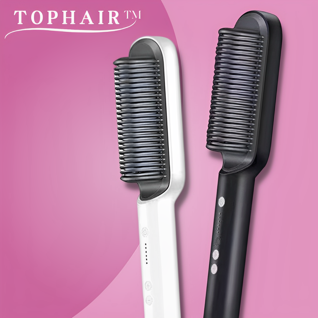 Escova Alisadora Exclusiva 5 em 1 - TopHair™