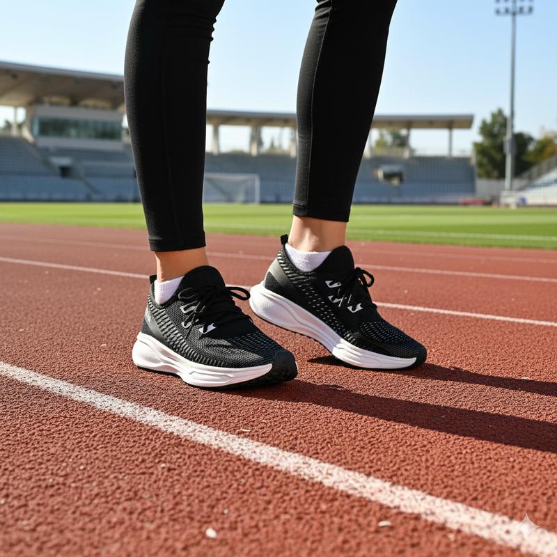 Tênis ALFA Running Feminino preto - rua