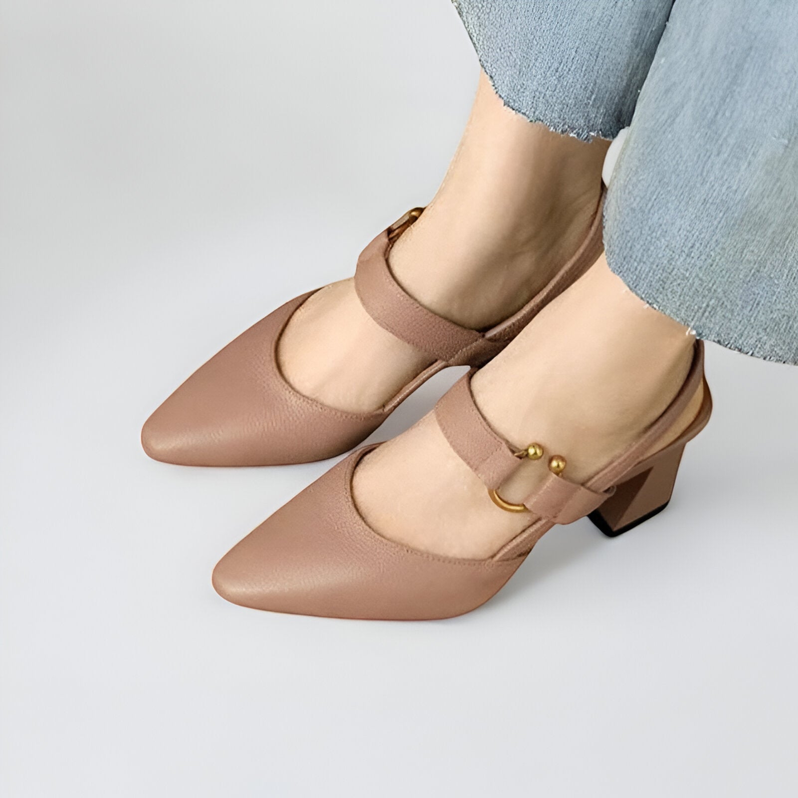 Scarpin Feminino Bege Verônica