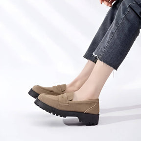Mocassim Feminino Marrom Escuro Isabel