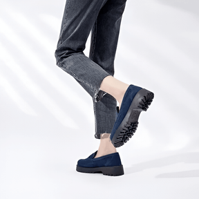 Mocassim Feminino Camurça Blue Isabel