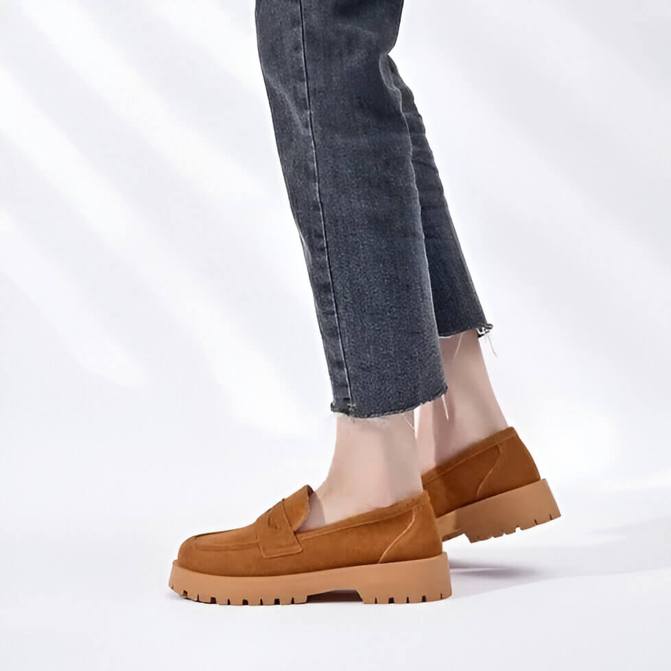Mocassim Feminino Marrom Claro Isabel