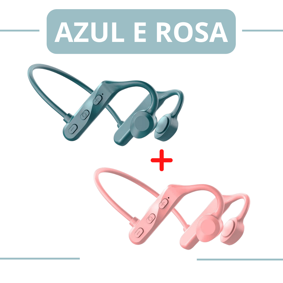 Fone de Ouvido de Condução Óssea + COMPRE 1 LEVE 2- SoundUltra™