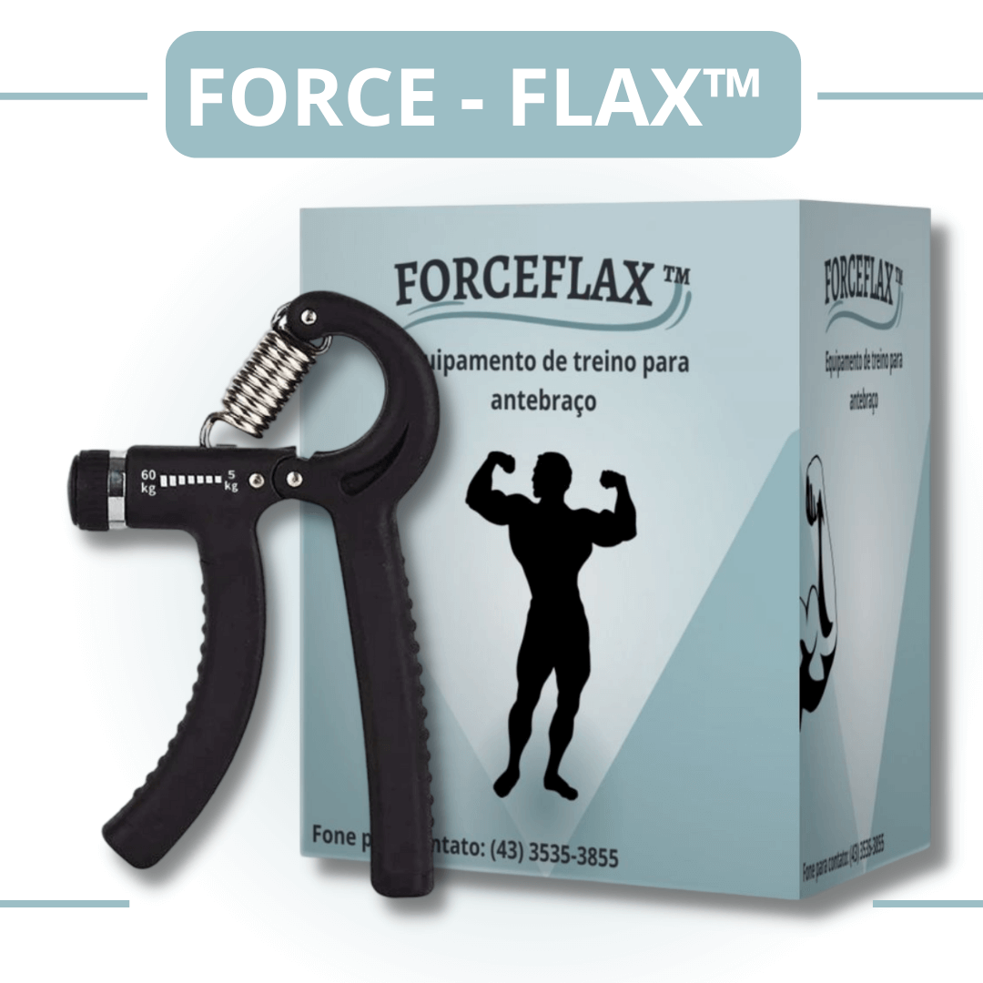 ForceFlax™ - Equipamento para Antebraço Regulável (QUEIMA DE ESTOQUE)
