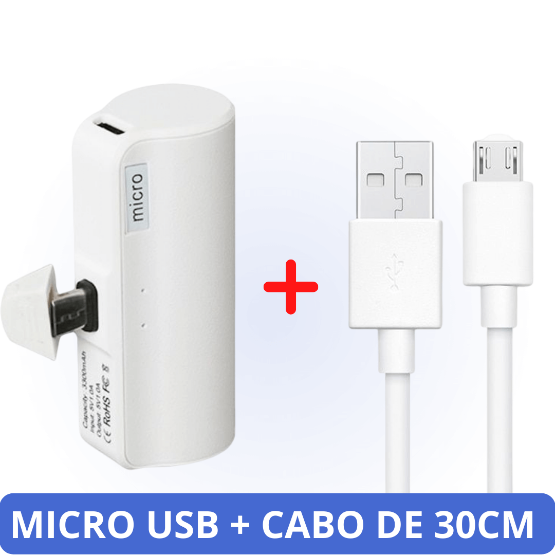 Ultra Carregador Portátil + CABO DE BRINDE - ChargePro