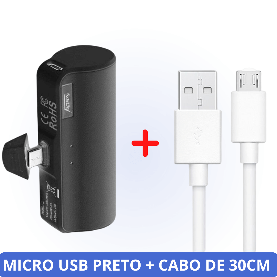 Ultra Carregador Portátil + CABO DE BRINDE - ChargePro