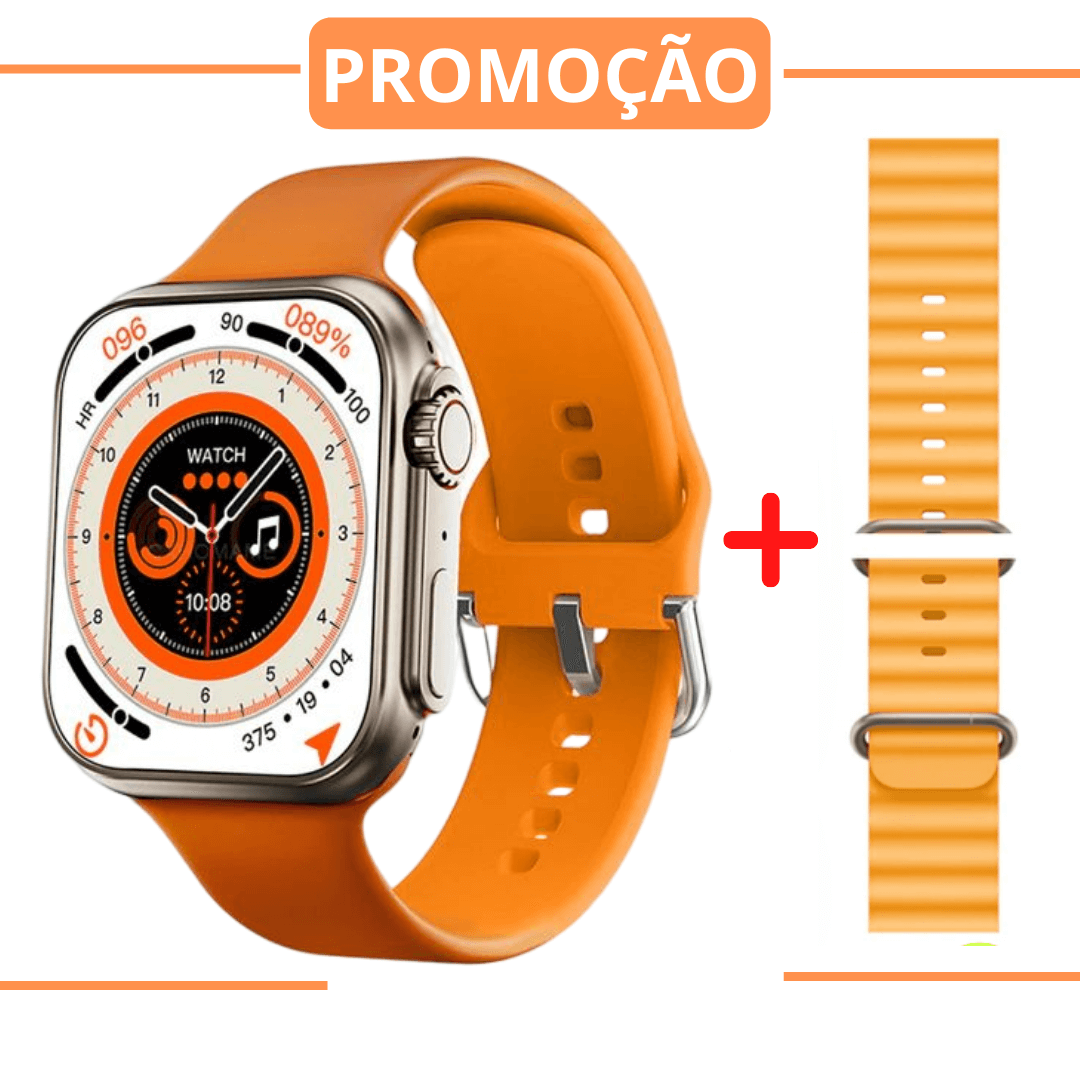 Smartwatch Series 8 Ultra + Pulseira de Brinde! - TimerPro