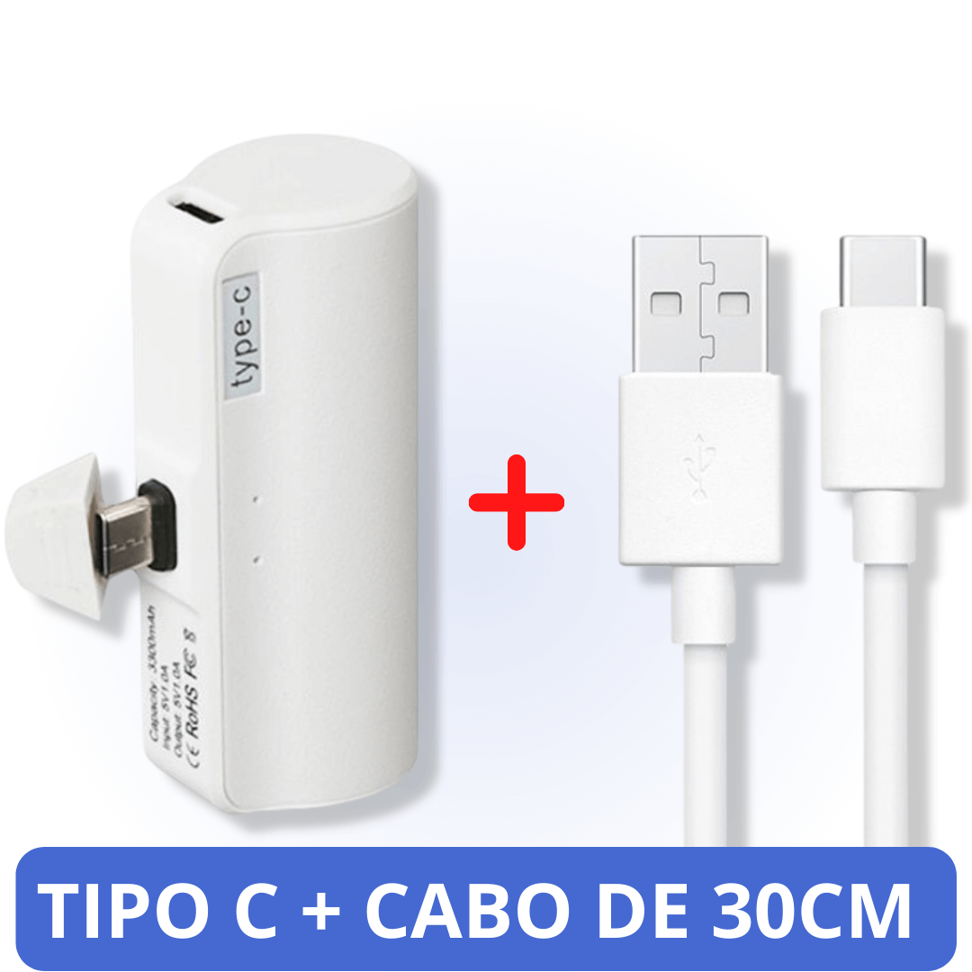 Ultra Carregador Portátil + CABO DE BRINDE - ChargePro