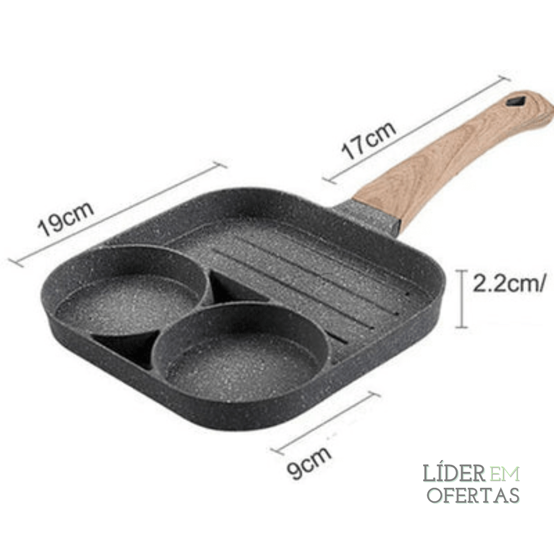 Frigideira 3 em 1 + Colher de BRINDE! Friglow™
