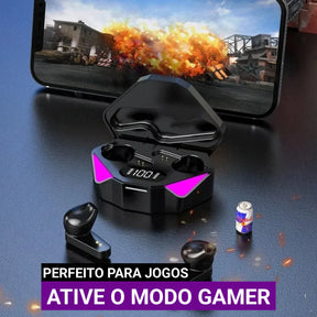 Fone de Ouvido Bluetooth Gamer Original - SoundUltra™